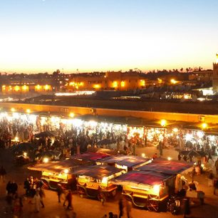 Noční život v Marrákeši