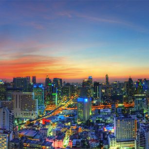 Bangkok je moderní velkoměsto
