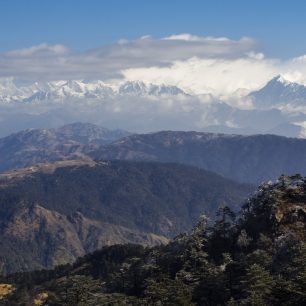 Výhled na Kanchenjungu, Indie