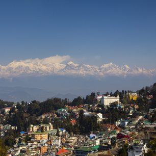 Darjeeling a Kanchejunga, Indie