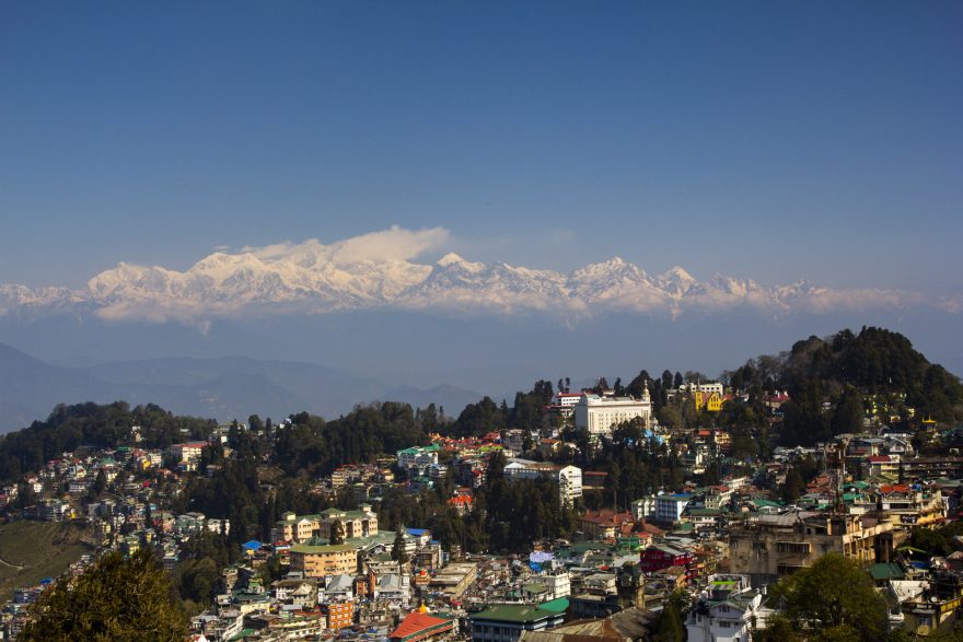 Darjeeling a Kanchejunga, Indie