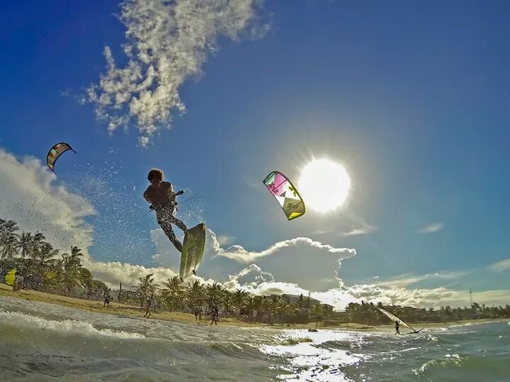 Kiteboarding v Cabarete, Dominikánská republika