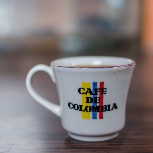 Šálek té pravé kolumbijské kávy, Salento, Kolumbie