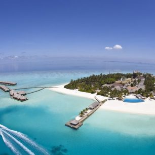 Pohled na ostrovy, Maledivy
