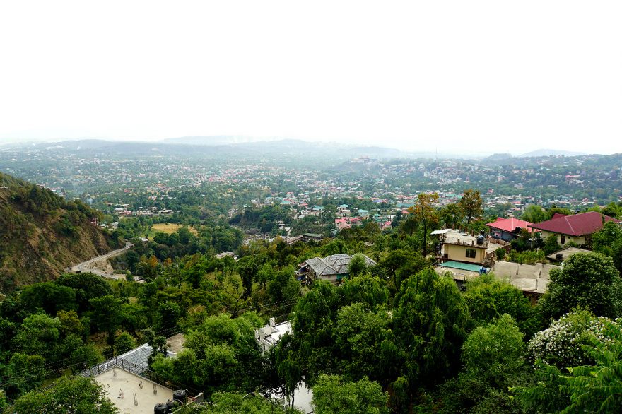 Výhled na Dharamshalu, Dharamshala, Indie
