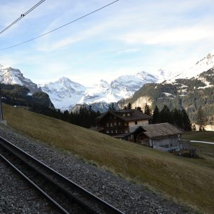 Cestou na Kleine Sheidegg, Švýcarsko