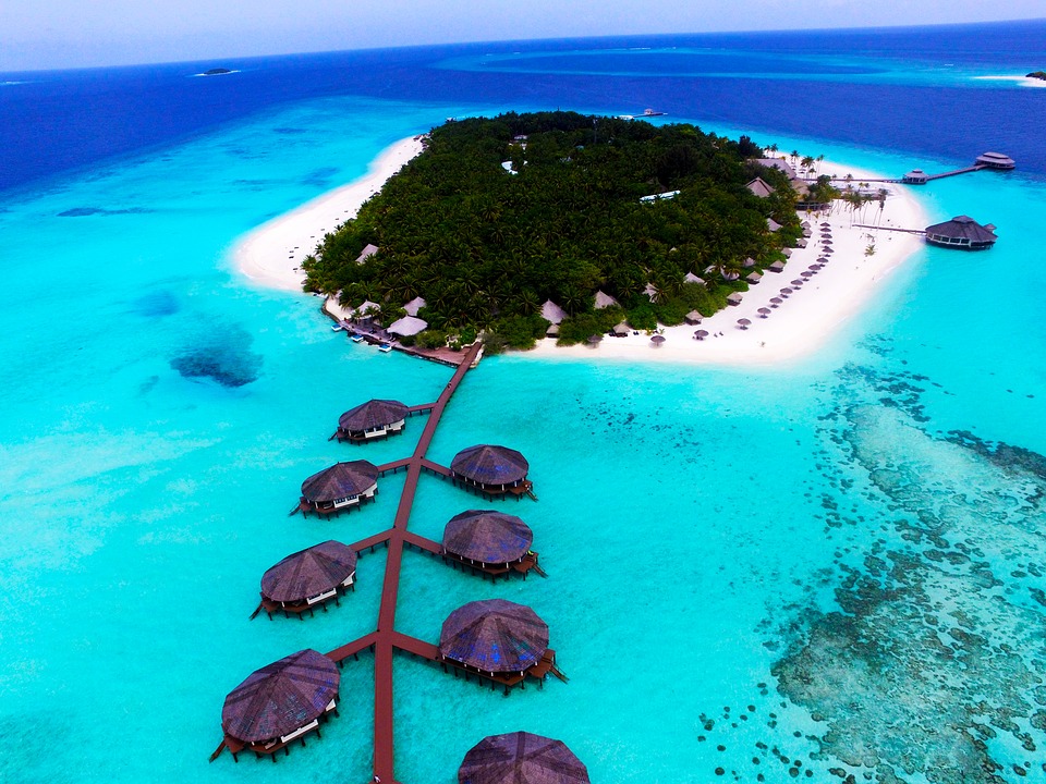 Každý z resortů má svůj vlastní ostrov, Maledivy