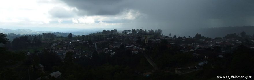Klid před bouří, Salento, Kolumbie