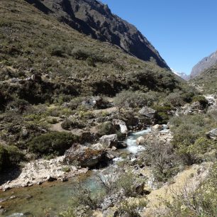 Cesta údolím, Santa Cruz, Peru