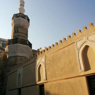Přes 900 let starý minaret mešity Al-Shaafi, Džidda, Saudská Arábie