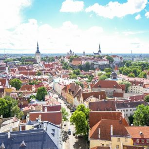 Hlavní město Talinn, Estonsko