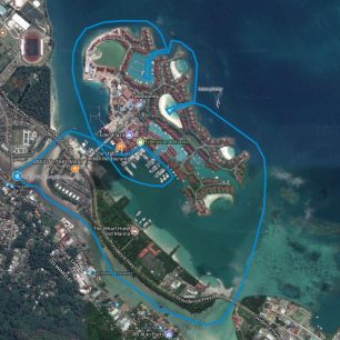 Plánek plavby okolo mariny Eden, Seychely