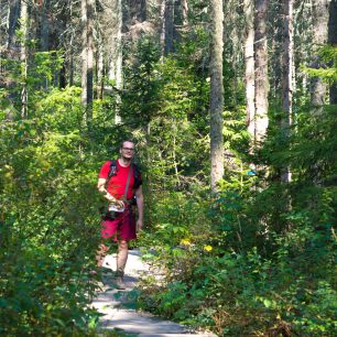 Uprostřed tajgy, přírodní rezervace Stolby, Rusko