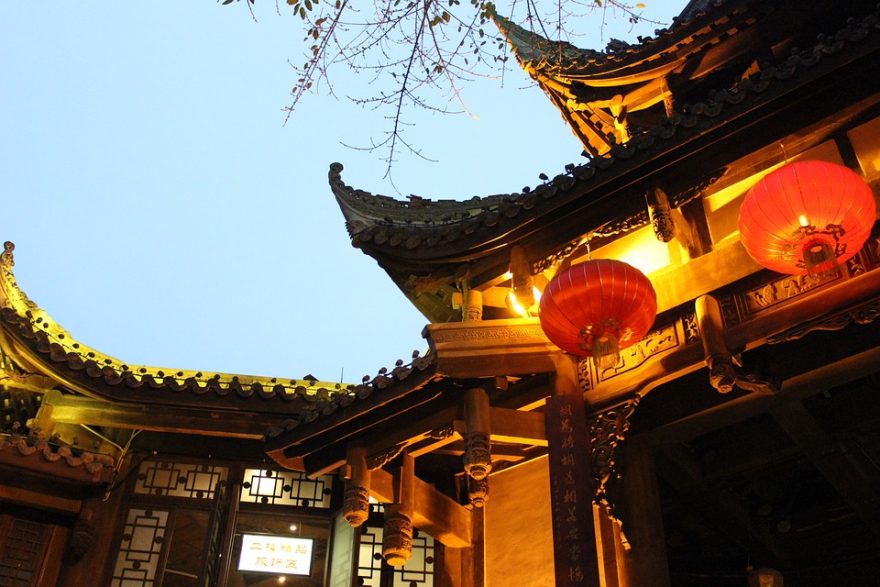 Tradiční čínské stavby, Chengdu, Čína
