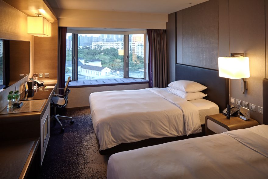 Pětihvězdičkový pokoj v hotelu Royal Plaza, Hongkong