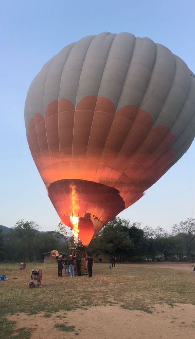Let balónem, Srí Lanka