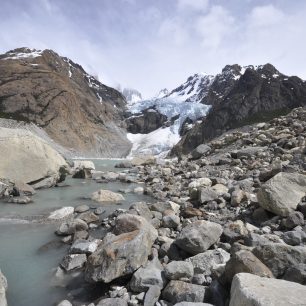 Ledovec Piedras Blancas, Patagonie, Argentina