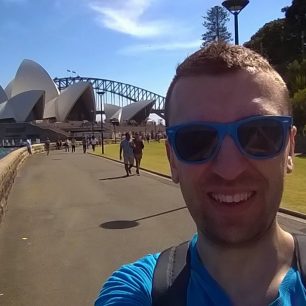 Selfie v Sydney, Austrálie