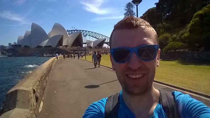 Selfie v Sydney, Austrálie