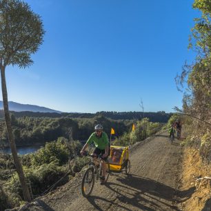 Is malými dětmi můžete vyrazit na kolo, Nový Zéland