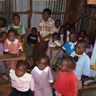 Děti ze slumu Ngando, Nairobi