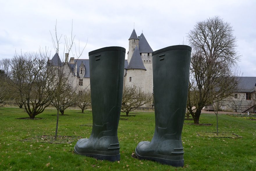 Zahrada zámku Chateau Rivau, Francie