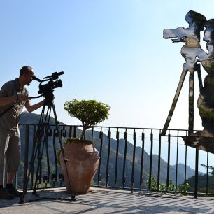 Kameraman České televize Davis Karas versus kameraman sicilský, Itálie
