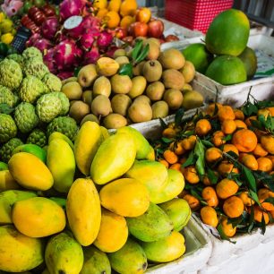 Tržiště v Port Luis, Mauricius