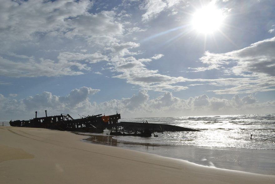 Největší písečný ostrov světa, australský Fraser Island, Austrálie
