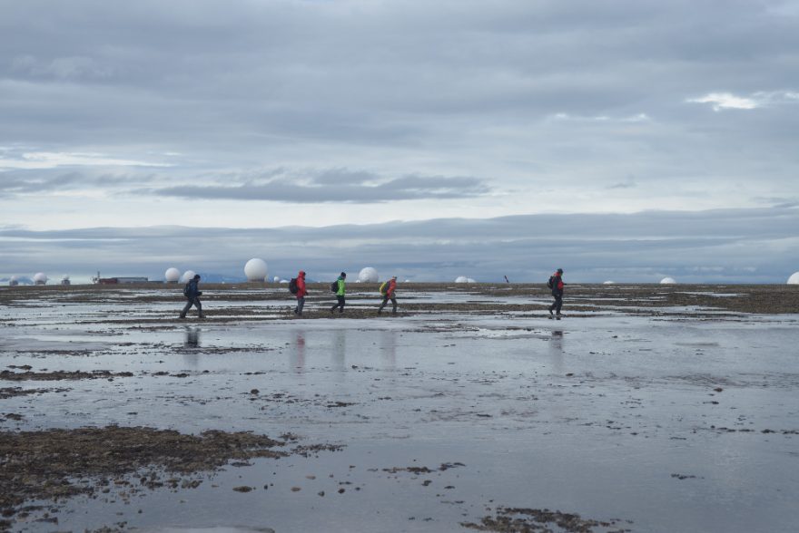 Pohyb po rozbředlém permafrostu, Špicberky