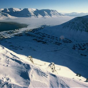 Zimní Longyearbyen, Špicberky