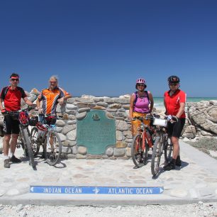 Střelkový mys, nejjižnější bod Afriky, JAR