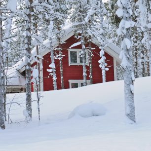 Sníh v Laponsku, Finsko, zdroj: shutterstock.com