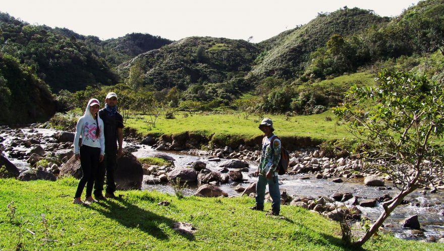 Děkuji svým kamarádům Pedrovi a Josému za dobrodružství v bývalém koridoru partyzánů, Kolumbie