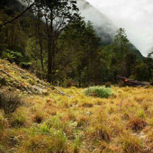 Cesta do Little Wangapeka saddle, Nový Zéland
