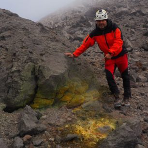 Stopy sopečné činnosti, Kamčatka, Rusko