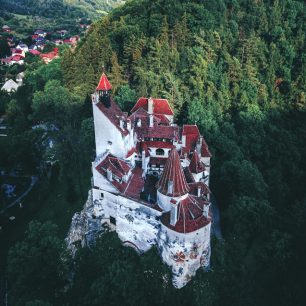 Drákulův hrad, Transylvánie, Rumunsko