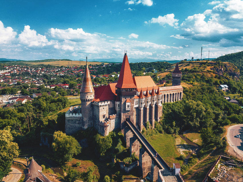 Corvins castle, Transylvánie, Rumunsko