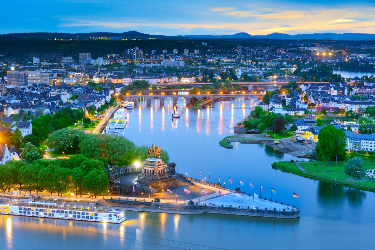 Německá Koblenz, zdroj: gremany.travel