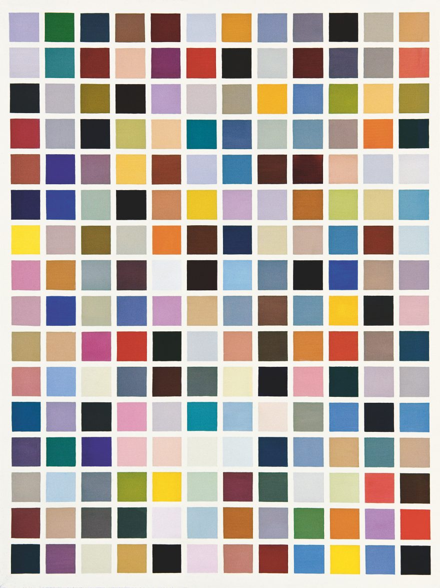 Obraz Gerharda Richtera 192 barev, 1966, copyright: Hamburger Kunsthalle