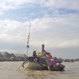 Plovoucí trh s ovocem, Vietnam