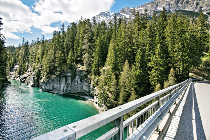 Viamala,Graubunden, Švýcarsko