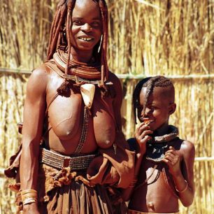 Žena s dítětem, Afrika
