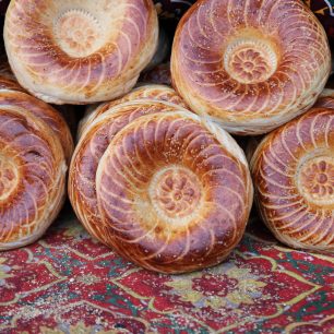 Typická chleba, Kyrgyzstán