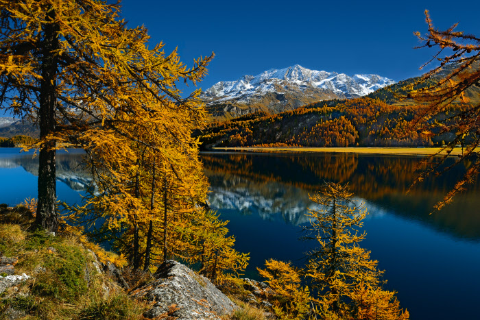 Silvaplana, Graubunden, Švýcarsko