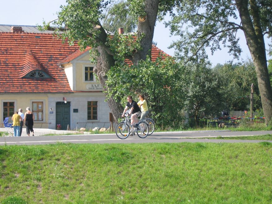 Příjemná hospůdka na soutoku Odry a Nisy, cyklostezka Odra - Nisa