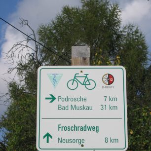 Stezka je skvěle značená, cyklostezka Odra - Nisa