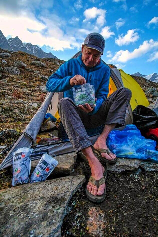 Jídlo je základ každé expedice. 