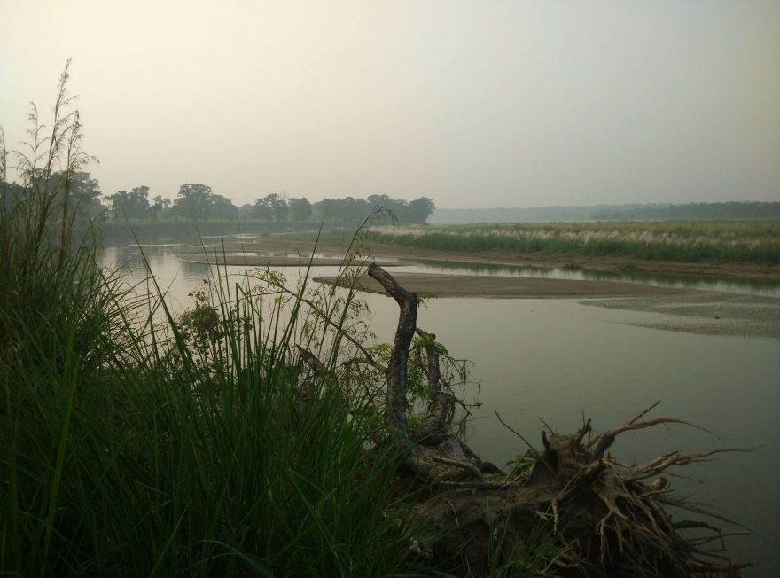 Řeka v NP Chitwan, Nepál