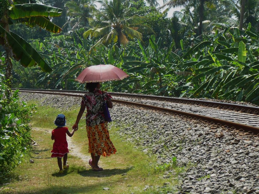 Cesta do školky, Srí Lanka